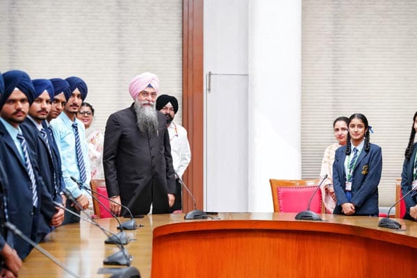 Punjab Vidhan Sabha Speaker urged the students to participate in the democratic process