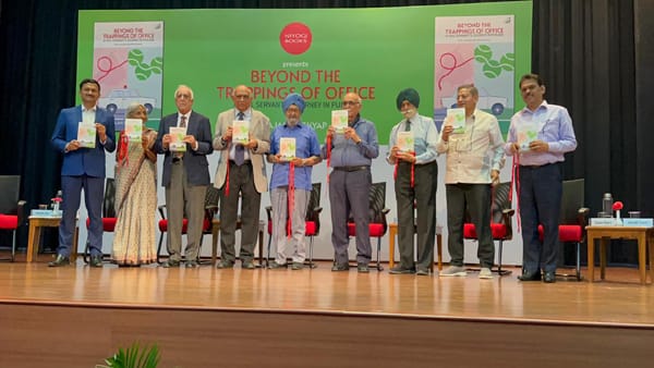 Memoirs of Former Chief Secretary Rajan Kashyap titled BEYOND THE TRAPPINGS OF OFFICE, A CIVIL SERVANT'S JOURNEY IN PUNJAB released