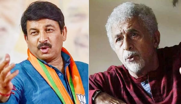 Manoj Tiwari got angry on Naseeruddin Shah's statement
