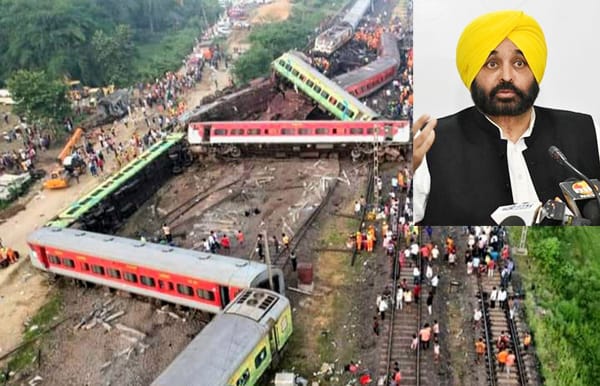 train accident that took place at Balasore in Orissa
