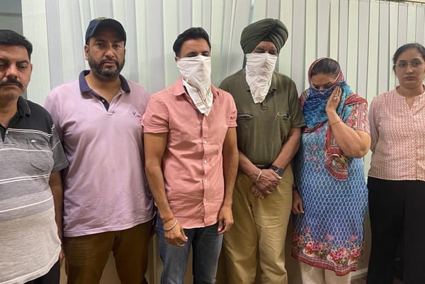 VIGILANCE BUREAU ARRESTS SAD LEADER JARNAIL SINGH WAHAD, WIFE RUPINDER KAUR WAHAD AND SON SANDEEP SINGH
