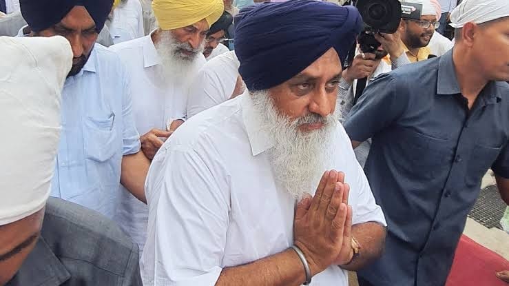 ਸੁਖਬੀਰ ਸਿੰਘ ਬਾਦਲ ਨੇ ਸ਼੍ਰੋਮਣੀ ਅਕਾਲੀ ਦਲ ਦੀ ਪ੍ਰਧਾਨਗੀ ਤੋਂ ਦਿੱਤਾ ਅਸਤੀਫ਼ਾ