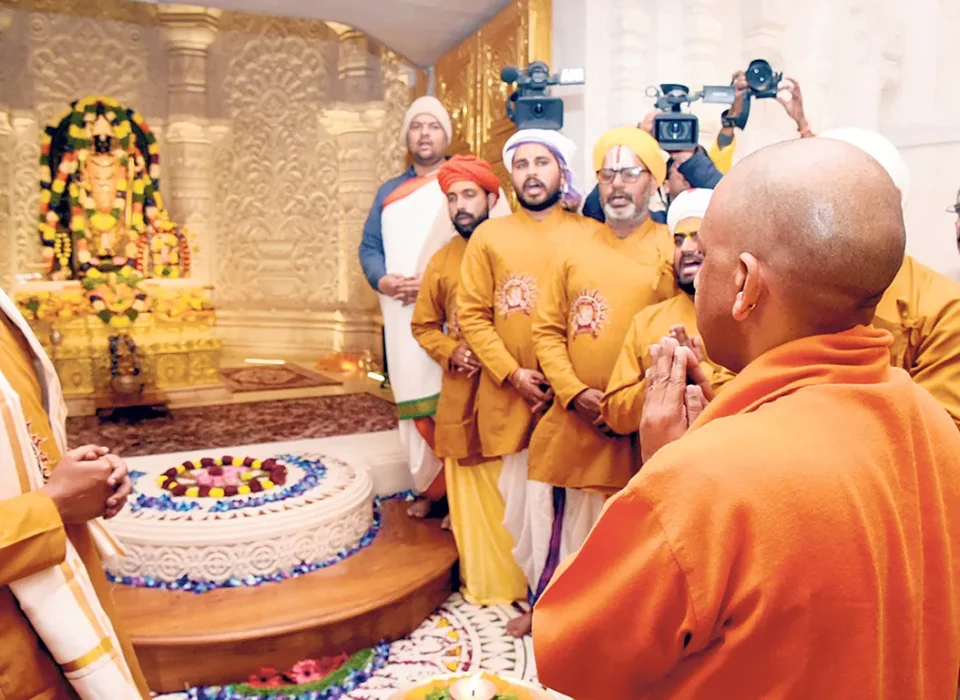 ਅਯੁੱਧਿਆ: ‘ਪ੍ਰਾਣ ਪ੍ਰਤਿਸ਼ਠਾ’ ਦੀ ਪਹਿਲੀ ਵਰ੍ਹੇਗੰਢ ਸਬੰਧੀ ਸਮਾਗਮ ਸ਼ੁਰੂ
