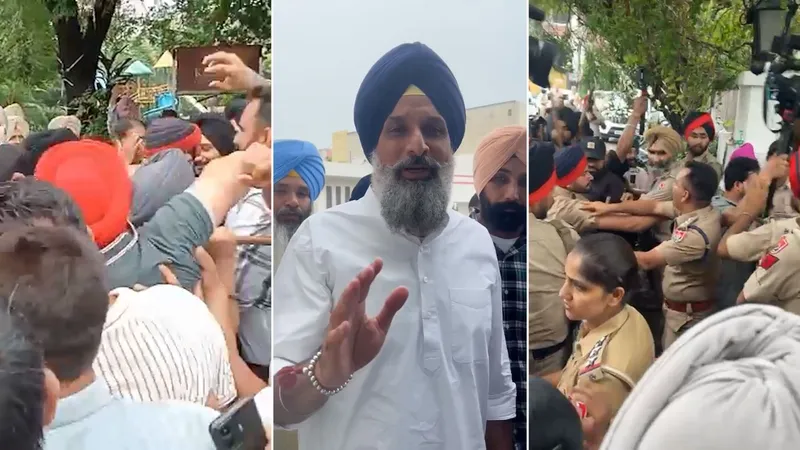 ਮਜੀਠੀਆ ਨੂੰ ਹਿਰਾਸਤ ਵਿਚ ਲੈਣ ਪਿੱਛੋਂ ਵਿਜੀਲੈਂਸ ਭਵਨ ਲਿਆਂਦਾ, ਮੁਹਾਲੀ ’ਚ ਅਕਾਲੀ ਆਗੂਆਂ ਦਾ ਜਮਾਵੜਾ