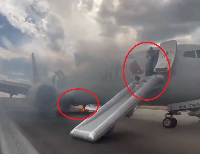 ਅਮਰੀਕਾ ਦੇ ਡੈਨਵਰ ’ਚ ਟੇਕਆਫ਼ ਤੋਂ ਪਹਿਲਾਂ ਜਹਾਜ਼ ਦੇ ਪਹੀਆਂ ਨੂੰ ਅੱਗ ਲੱਗੀ