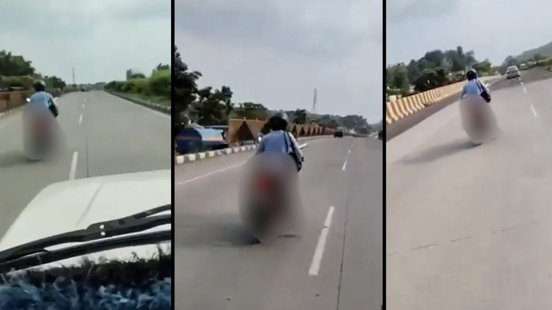 ਹਾਦਸੇ ’ਚ ਮੋਈ ਪਤਨੀ ਦੀ ਲਾਸ਼ ਮੋਟਰਸਾਈਕਲ ’ਤੇ ਬੰਨ੍ਹ ਕੇ ਲਿਜਾਣ ਲਈ ਮਜਬੂਰ ਹੋਇਆ ਪਤੀ