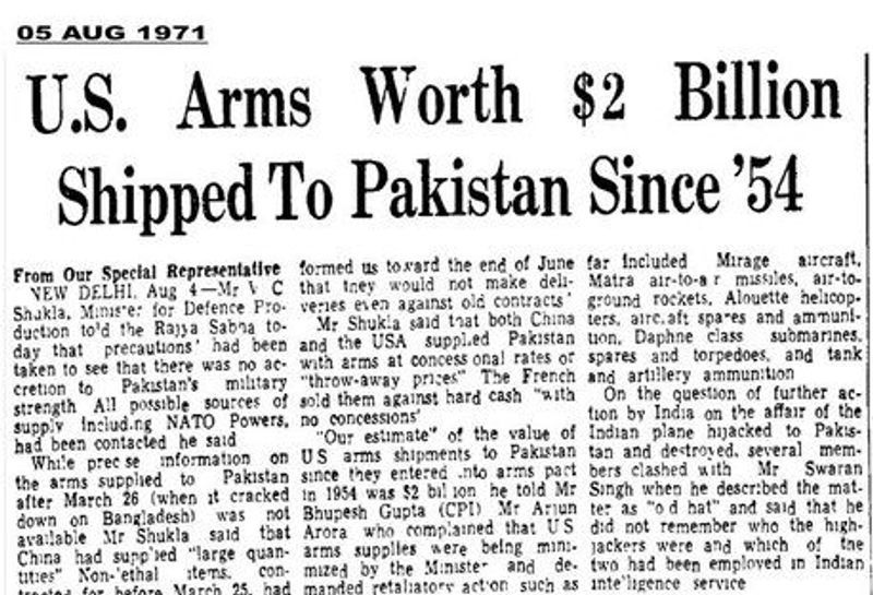 ਪਾਕਿਸਤਾਨ ਨੂੰ ਹਮਾਇਤ...ਅਮਰੀਕਾ ਦਾ ਮੂੰਹ ਬੰਦ ਕਰਨ ਲਈ ਭਾਰਤੀ ਫੌਜ ਵੱਲੋਂ ‘1971 ਦੇ ਅਖ਼ਬਾਰ ਦਾ ਮਜ਼ਮੂਨ’ ਪੋਸਟ