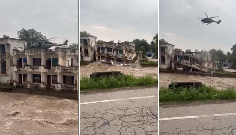 ਫੌਜ ਨੇ ਹੜ੍ਹ ’ਚ ਘਿਰੇ ਪੰਜਾਬ ਦੇ ਪਿੰਡ ’ਚੋਂ CRPF ਦੇ 22 ਜਵਾਨਾਂ ਤੇ ਤਿੰਨ ਆਮ ਨਾਗਰਿਕਾਂ ਨੂੰ ਬਚਾਇਆ