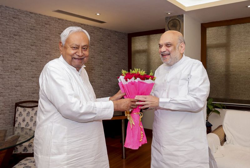 ਸ਼ਾਹ ਨੂੰ ਮਿਲਣ ਲਈ ਹੋਟਲ ਪੁੱਜੇ ਨਿਤੀਸ਼ ਕੁਮਾਰ