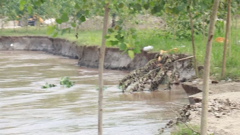 ਦਰਿਆ ਦੀ ਥਾਂ ਲੋਕਾਂ ਦੇ ਖੇਤਾਂ ਵਿੱਚ ਵਹਿਣ ਲੱਗਾ ਸਤਲੁਜ ਦਾ ਪਾਣੀ