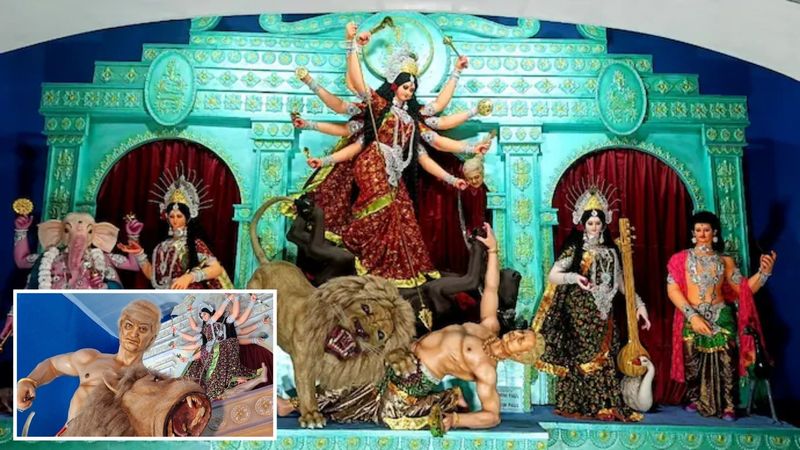 ਦੁਰਗਾ ਪੰਡਾਲ ਵਿੱਚ ਰਾਖਸ਼ਸ ਮਹਿਸ਼ਾਸੁਰ ਦੀ ਥਾਂ ਲਾਇਆ ਟਰੰਪ ਦਾ ਬੁੱਤ, ਪੂਜਾ ਪੰਡਾਲ ਦੀ ਵੀਡੀਓ ਵਾਇਰਲ