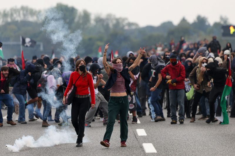 ਇਟਲੀ: ਫਲਸਤੀਨੀਆਂ ਦੀ ਹਮਾਇਤ ’ਚ 20 ਲੱਖ ਲੋਕਾਂ ਵੱਲੋਂ ਰੈਲੀ