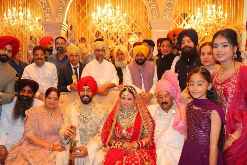 ਕ੍ਰਿਕਟਰ ਅਭਿਸ਼ੇਕ ਸ਼ਰਮਾ ਦੀ ਭੈਣ ਦਾ ਵਿਆਹ; ਮੁੱਖ ਮੰਤਰੀ ਮਾਨ ਨੇ ਕੀਤੀ ਸ਼ਿਰਕਤ