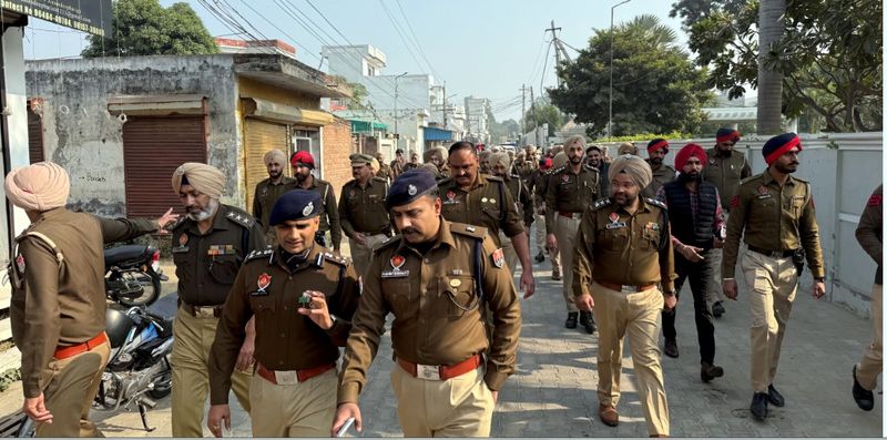 ਪਟਿਆਲਾ ਪੁਲੀਸ ਵੱਲੋਂ ਫਲੈਗ ਮਾਰਚ