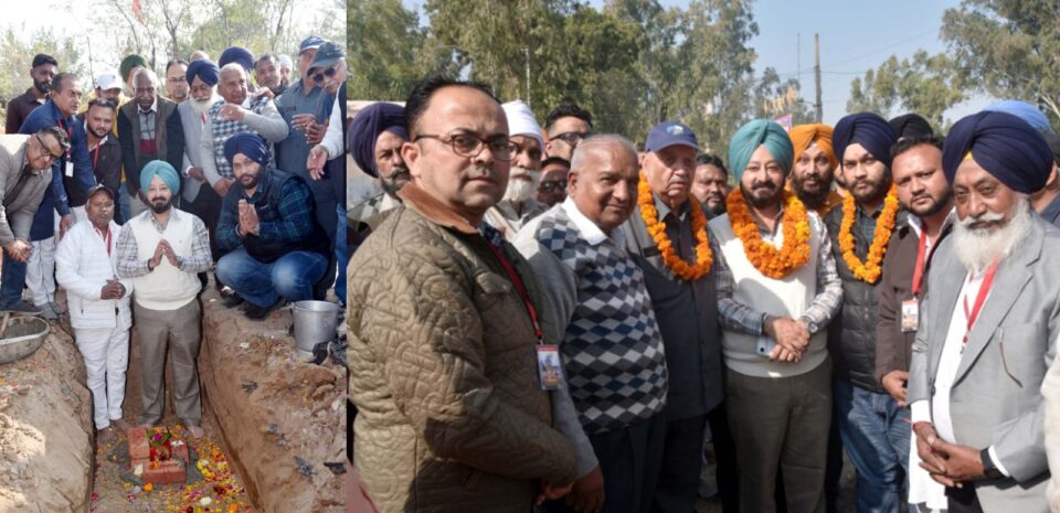 ਪ੍ਰਾਚੀਨ ਮੰਦਿਰ ਸ੍ਰੀ ਕੇਦਾਰ ਨਾਥ ਜੀ ਮੱਥੁਰਾ ਕਾਲੋਨੀ ਪਟਿਆਲਾ ਵਿਖੇ ਧਰਮਸ਼ਾਲਾ ਦਾ ਨੀਂਹ ਪੱਥਰ ਰੱਖਿਆ