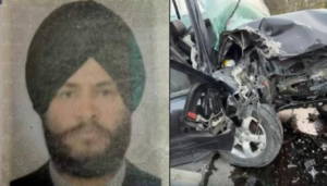 ਐਨ.ਆਰ. ਆਈ. ਗੁਰਦੀਪ ਸਿੰਘ ਦੀ ਸੜਕ ਹਾਦਸੇ ’ਚ ਹੋਈ ਮੌਤ