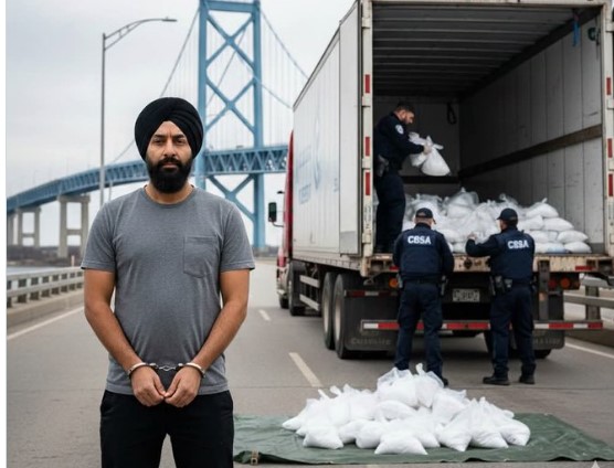 ਕੈਨੇਡਾ 'ਚ 250 ਕਿਲੋਗ੍ਰਾਮ ਡਰੱਗਜ਼ ਨਾਲ ਪੰਜਾਬੀ ਟਰੱਕ ਡਰਾਈਵਰ ਗ੍ਰਿਫ਼ਤਾਰ
