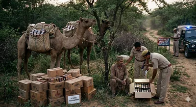 ਰੇਗਿਸਤਾਨ ਦਾ ਜਹਾਜ਼ ਬਣਿਆ ਤਸਕਰਾਂ ਦੀ ਸਵਾਰੀ; ਇੱਕ ਗ੍ਰਿਫ਼ਤਾਰ