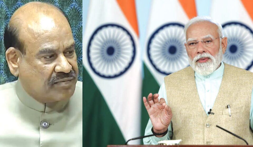 ਪ੍ਰਧਾਨ ਮੰਤਰੀ ਮੋਦੀ ਬਿਰਲਾ ਨੂੰ ਲਿਖਦੇ ਹਨ ਜੋ ਫਿਰ ਸੰਸਦ ਮੈਂਬਰਾਂ ਨੂੰ ਆਤਮ-ਨਿਰੀਖਣ ਕਰਨ ਲਈ ਕਹਿੰਦੇ ਹਨ