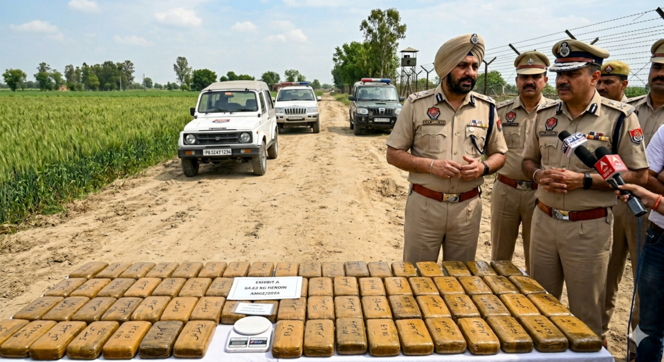 ਅੰਮ੍ਰਿਤਸਰ 'ਚ 64.62 ਕਿਲੋ ਹੈਰੋਇਨ ਸਮੇਤ ਦੋ ਕਾਬੂ