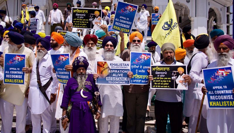 ਖਾਲਿਸਤਾਨ ਐਲਾਨਨਾਮੇ ਦੀ 40ਵੀਂ ਵਰੇਗੰਢ ਮੌਕੇ ਵੱਖ-ਵੱਖ ਜਥੇਬੰਦਆਂ ਵੱਲੋਂ ਮਾਰਚ