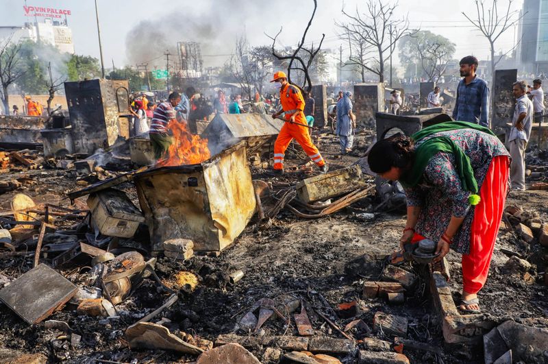 ਝੁੱਗੀਆਂ ’ਚ ਭਿਆਨਕ ਅੱਗ ਕਾਰਨ ਦੋ ਮਾਸੂਮਾਂ ਦੀ ਮੌਤ