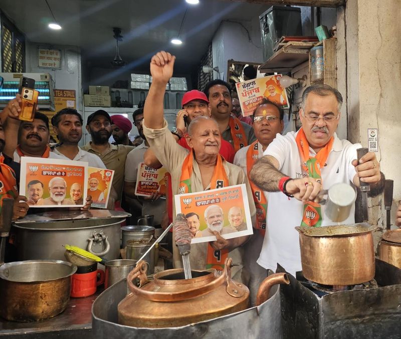 ‘ਬੰਗਾਲ ਜਿੱਤਿਆ, ਹੁਣ ਪੰਜਾਬ ਜਿੱਤਾਂਗੇ’: ਅੰਮ੍ਰਿਤਸਰ ’ਚ ਭਾਜਪਾ ਆਗੂ ਤਰੁਣ ਚੁੱਘ ਨੇ ‘ਚਾਹ ਦੀ ਚੁਸਕੀ’ ਨਾਲ ਦਿੱਤਾ ਮੋਦੀ ਦਾ ਨਾਅਰਾ