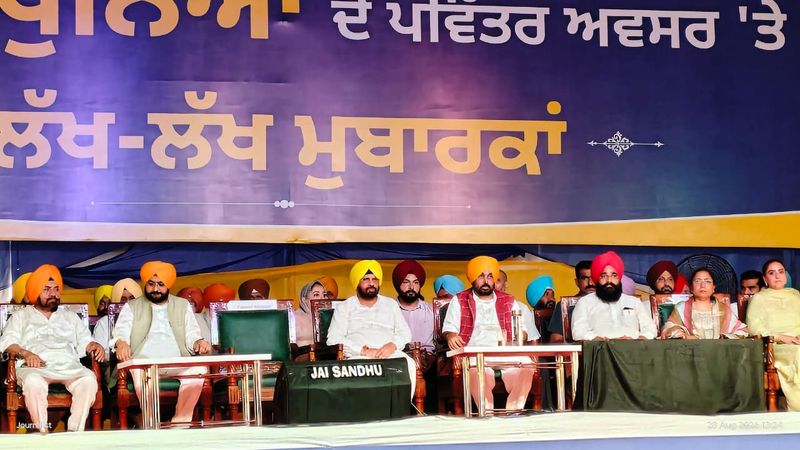 ਰੱਖੜ ਪੁੰਨਿਆ ਮੌਕੇ ਬਾਬਾ ਬਕਾਲਾ ਸਾਹਿਬ ਤੋਂ CM ਭਗਵੰਤ ਮਾਨ ਦਾ ਵਿਰੋਧੀਆਂ 'ਤੇ ਤਿੱਖਾ ਨਿਸ਼ਾਨਾ