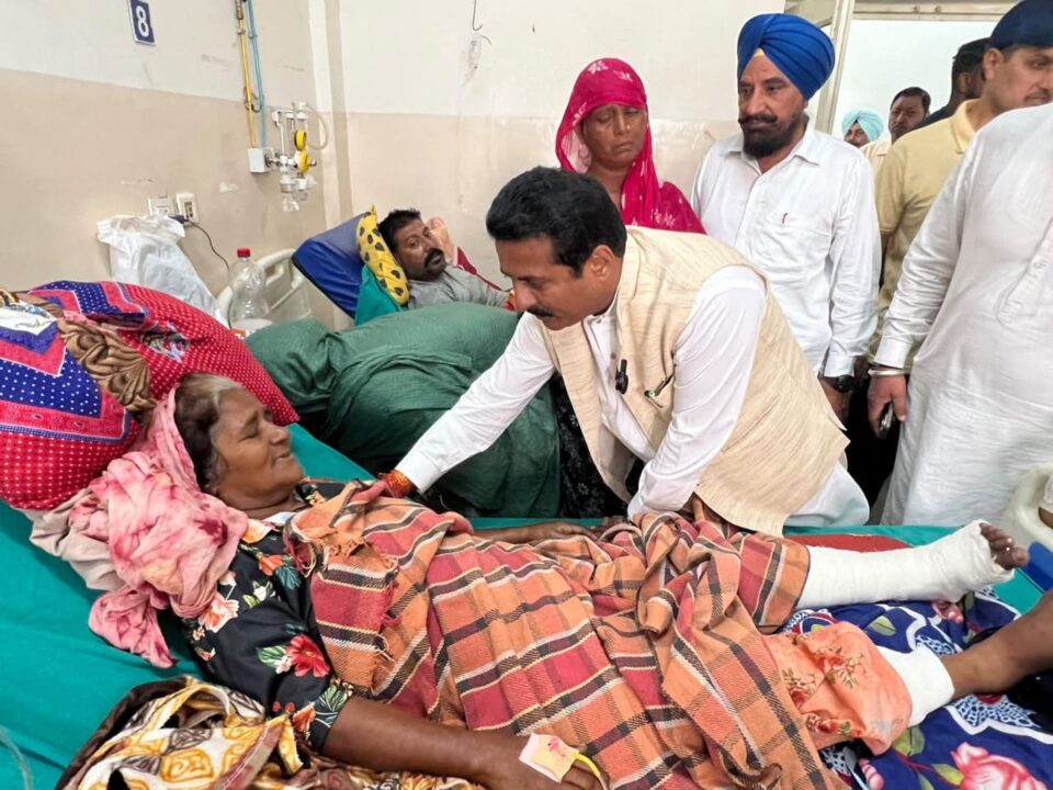 ਚੇਅਰਮੈਨ ਮਹਿਤਾ ਨੇ ਜਾਣਿਆ ਜਖ਼ਮੀਆਂ ਦਾ ਹਾਲ